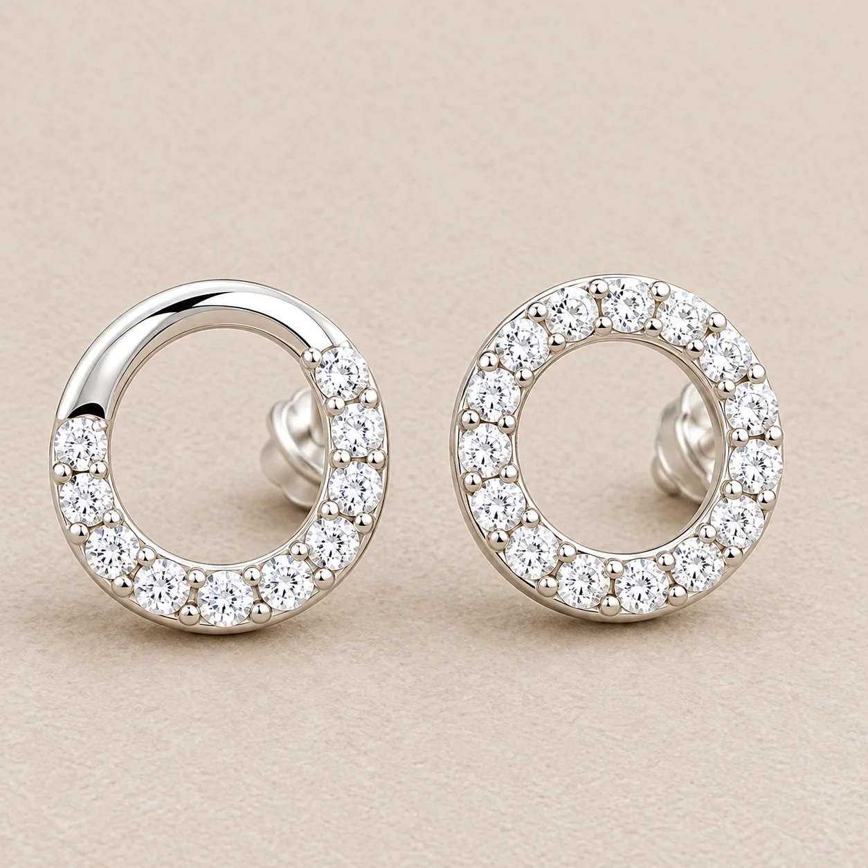 Silver Circle Stud