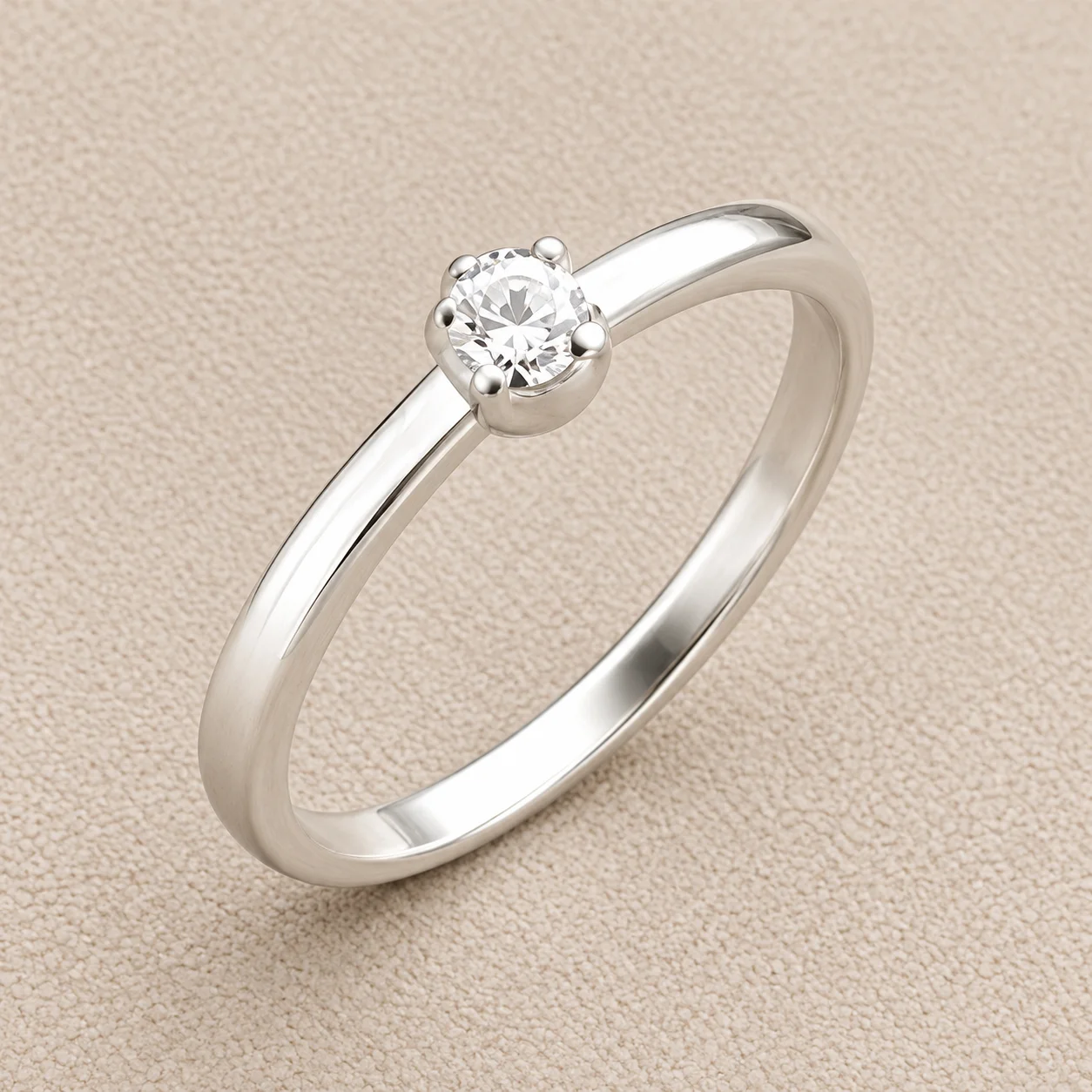 Silver Studded Ring